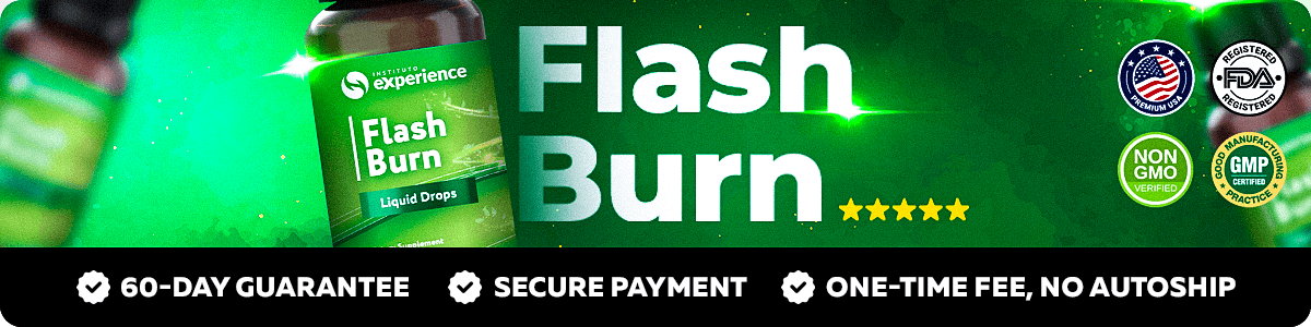Flash Burn checkout banner — special discount